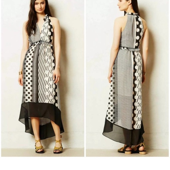 Maeve Dresses & Skirts - MAEVE Anthropologie brand summer black and white dress.